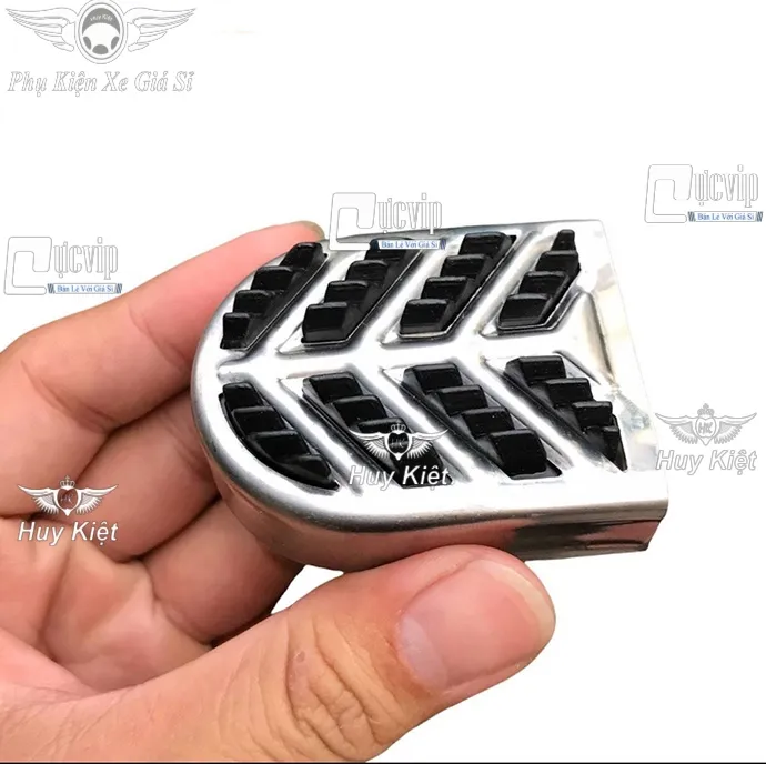 Thiết kế bọc cần đạp phanh inox cho các dòng xe số, tăng độ bám cho chân thắng xe Wave