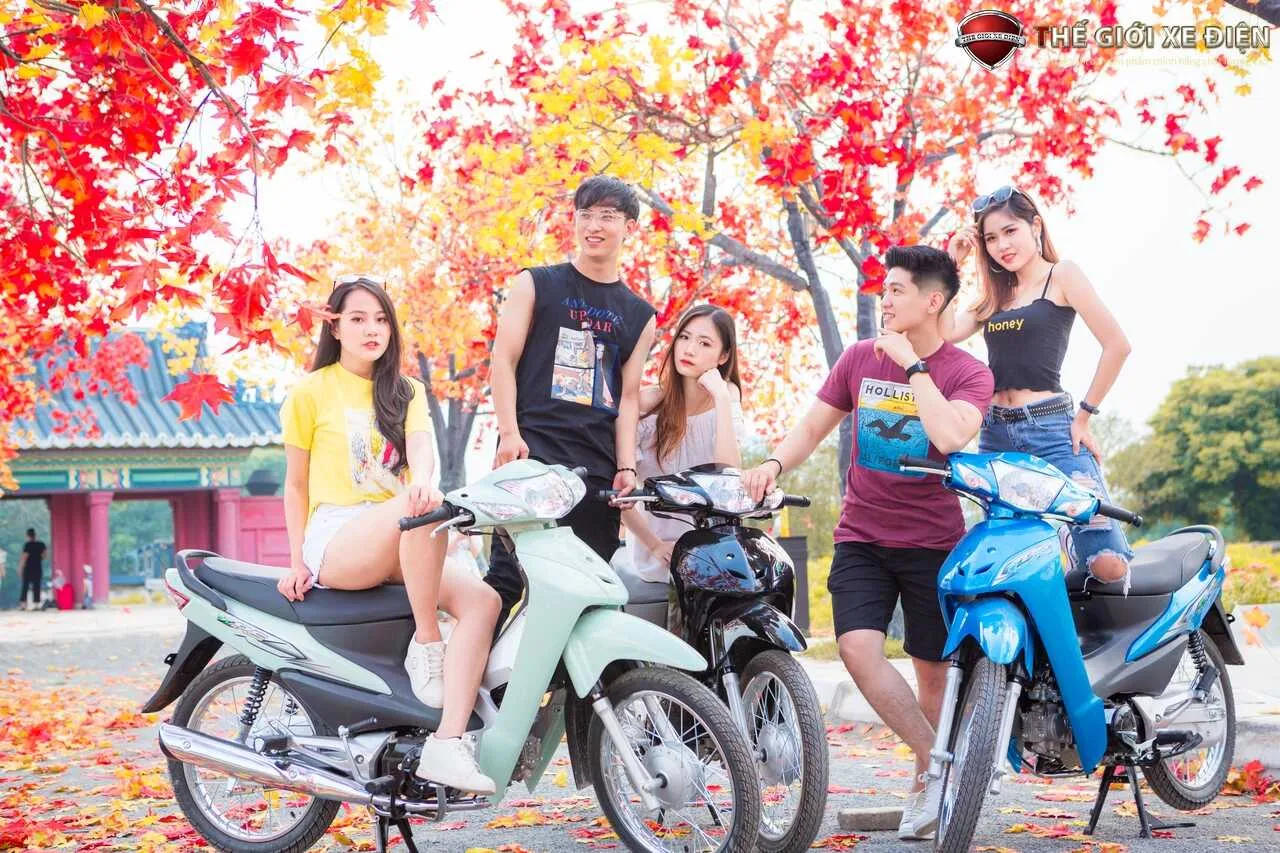 Xe Wave 50cc cho học sinh: 