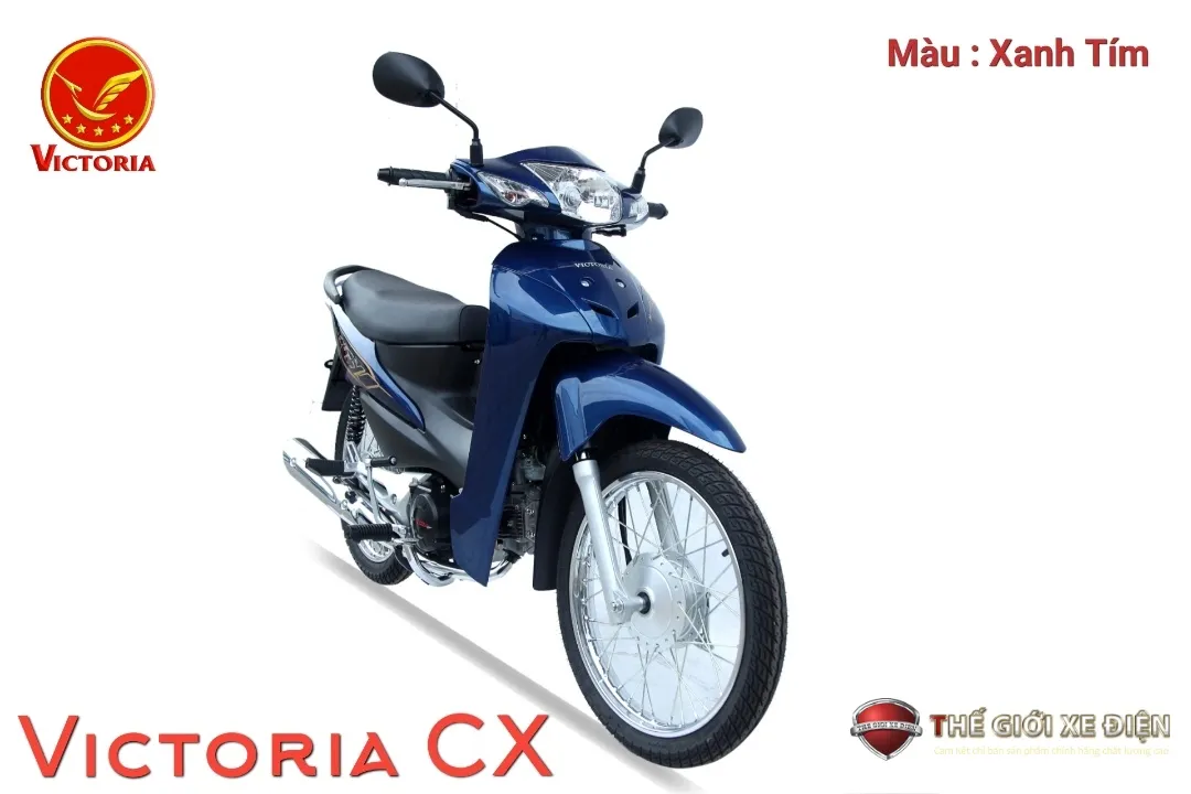 Chi tiết tay lái và cần sang số của xe số 50cc Wave Victoria
