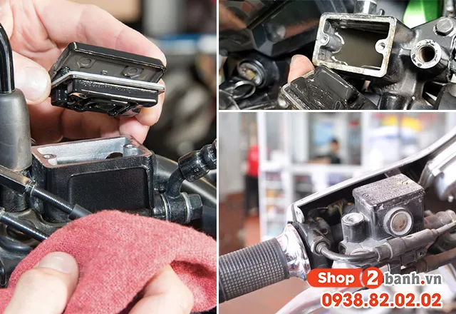 Cách thay dầu thắng đĩa xe máy không cần xả gió nhanh nhất - 4