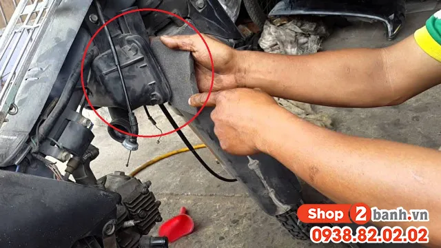 Lọc gió xe Wave Alpha nằm ở đâu bao lâu thì nên thay mới - 4