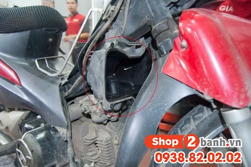 Lọc gió xe Wave Alpha nằm ở đâu bao lâu thì nên thay mới - 2