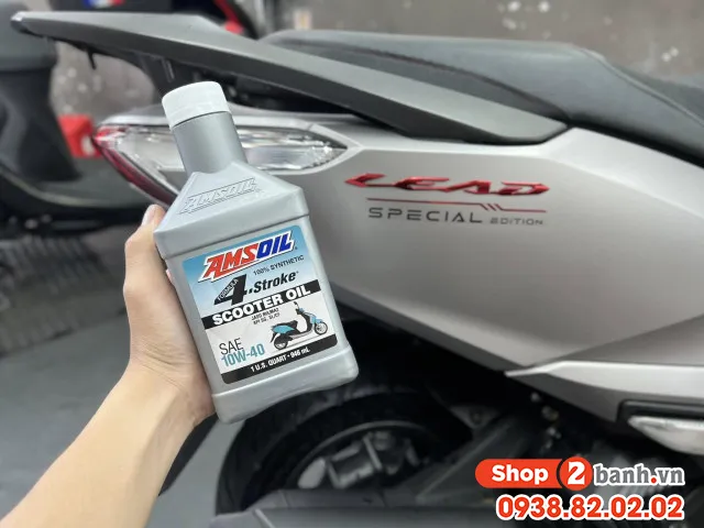 Các loại nhớt Amsoil tổng hợp nhập khẩu từ Mỹ được khuyên dùng cho xe Honda Lead