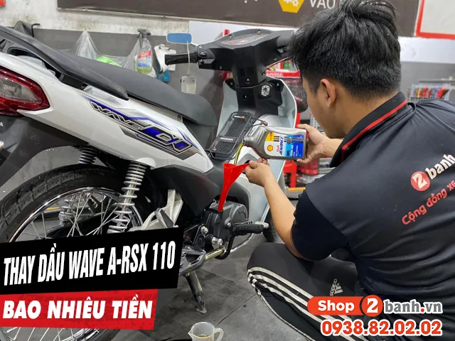 Chi phí allintitle:thay dầu xe wave A-RSX 110 tại Việt Nam, cập nhật mới nhất