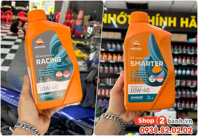 Dầu Repsol Racing và Smarter, giải pháp bôi trơn hiệu quả cho động cơ xe số
