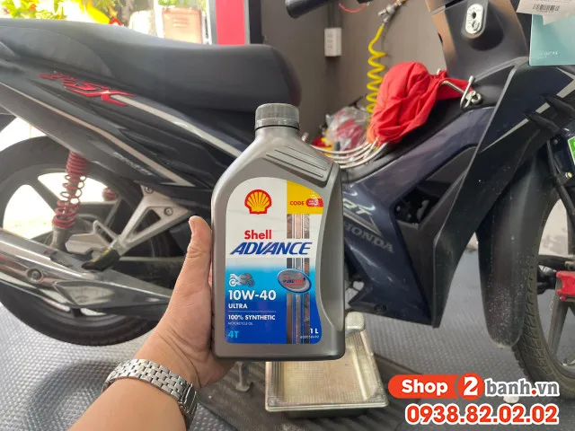 Lựa chọn nhớt Shell Advance cho Wave RSX