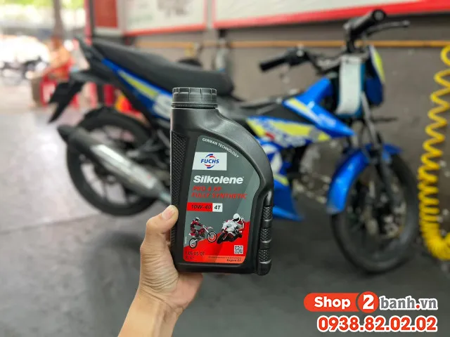 Sử dụng nhớt Fuchs Silkolene cho Wave RSX