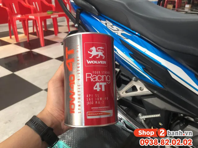 Nhớt Wolver nhập khẩu từ Đức cho Wave RSX