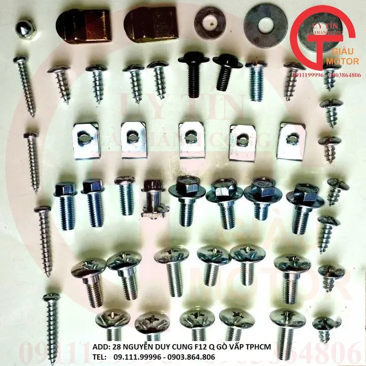 Bộ linh kiện lắp ráp vỏ xe Wave, đảm bảo độ chắc chắn và thẩm mỹ cao