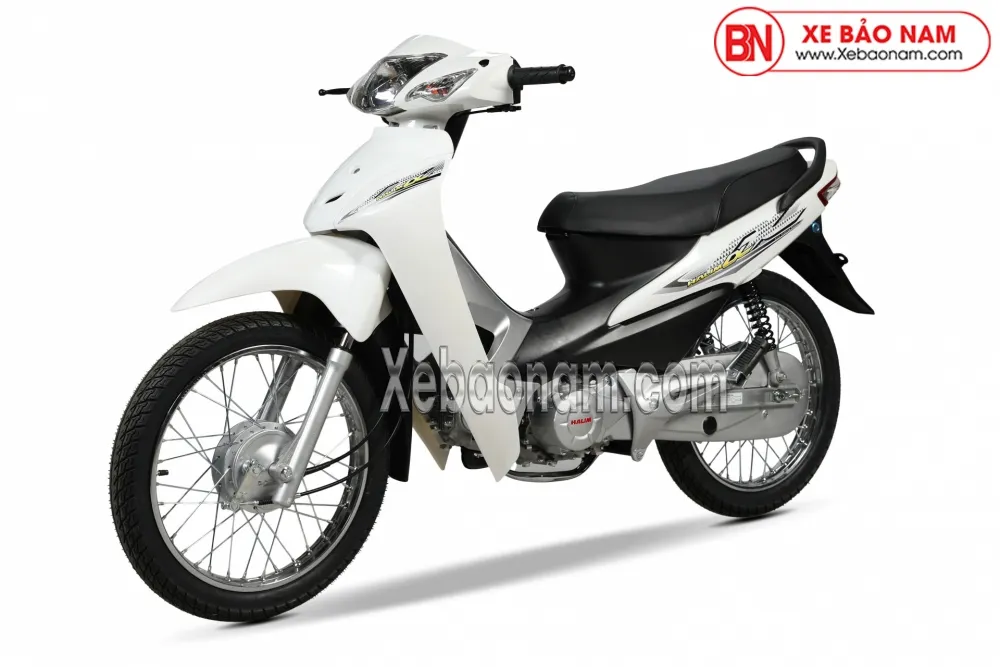 Học sinh, sinh viên và người lớn tuổi đang điều khiển xe máy Wave 50cc màu đỏ trên đường phố