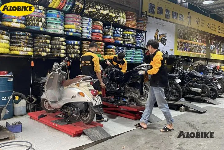 Địa chỉ thay vỏ xe Wave Alpha uy tín cần cam kết lốp chính hãng và thợ chuyên môn cao