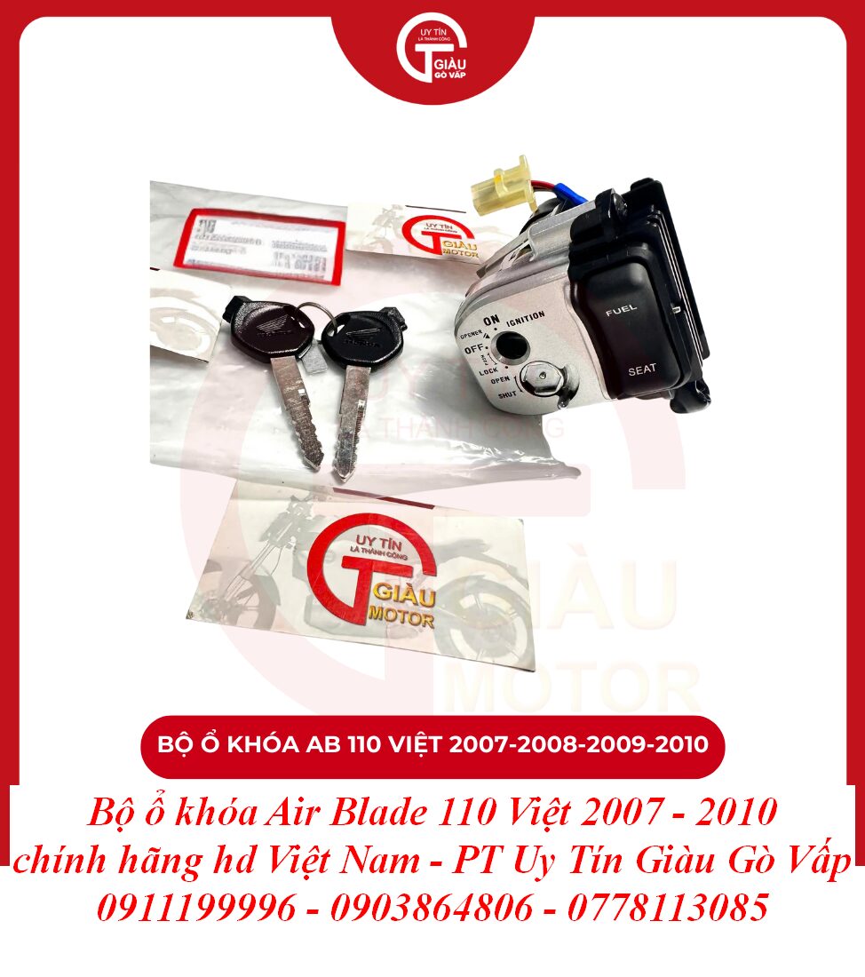 Ổ Khóa Xe Wave 110 Chính Hãng: Giải Pháp Bảo Vệ Toàn Diện Cho Xe Máy Của Bạn 1 Ổ Khóa Xe Wave 110 Chính Hãng: Giải Pháp Bảo Vệ Toàn Diện Cho Xe Máy Của Bạn