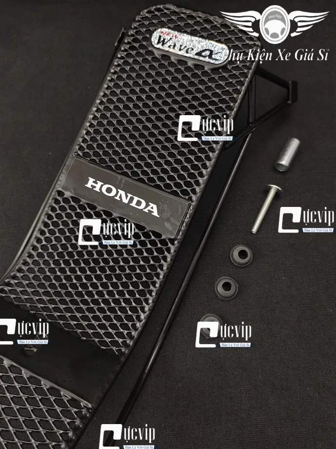 Góc nhìn tổng thể baga giữa kiểu Thái Lưới, phụ kiện tăng tính thẩm mỹ cho xe số