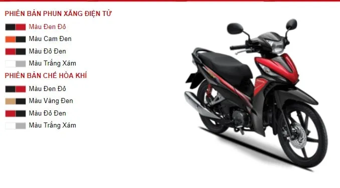 bang gia xe wave rsx