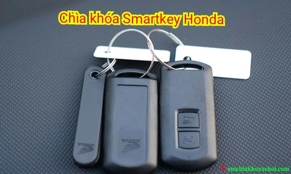 Báo giá làm chìa khóa thông minh xe Honda (Smartkey) khi mất hết ID