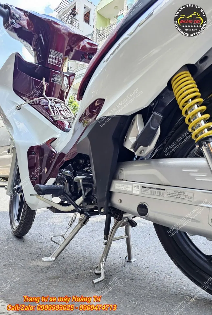 Kiểu dáng thiết kế bo góc mềm mại, đảm bảo an toàn tối đa cho người lái xe wave 125i