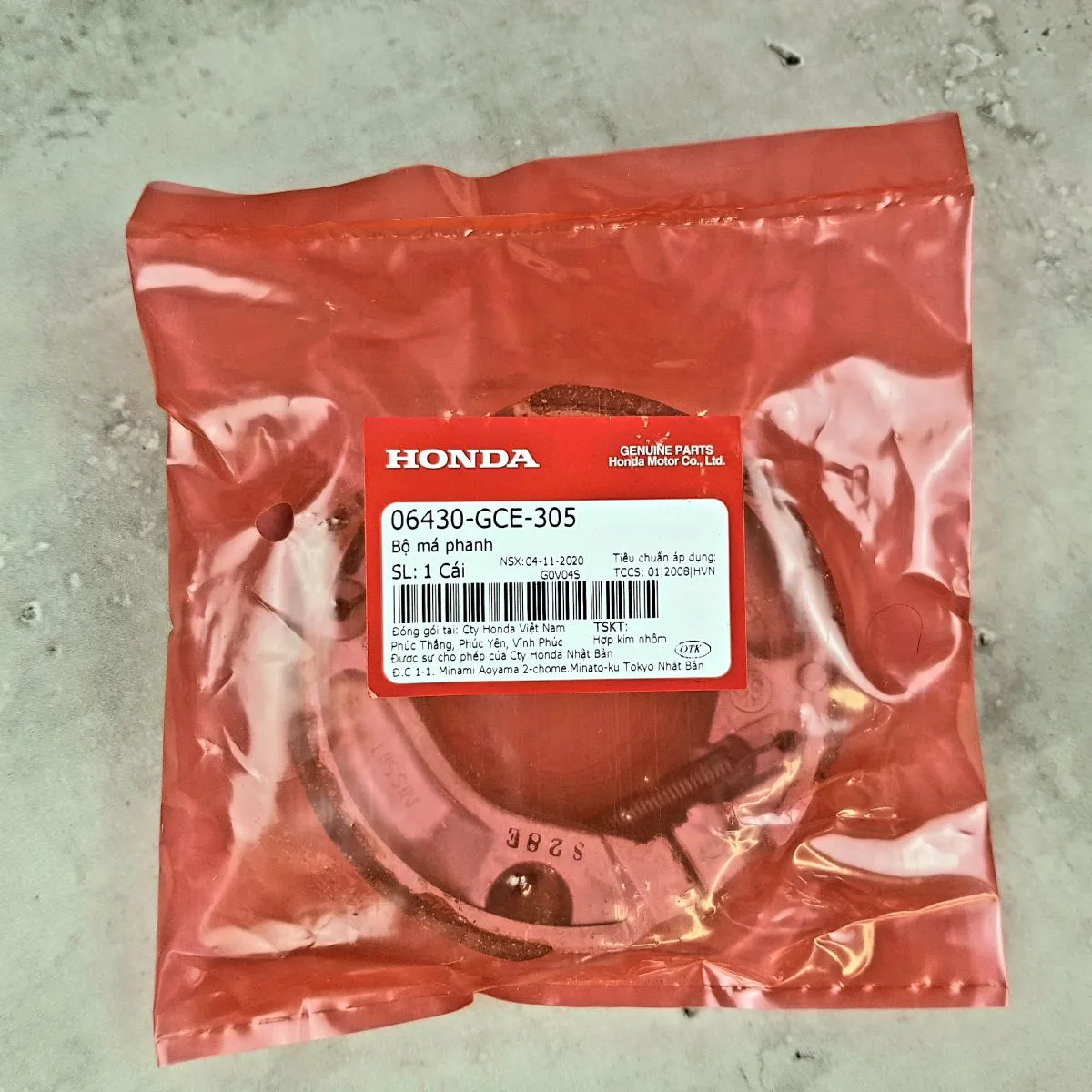 Chi tiết mặt bố thắng xe Wave chính hãng, yếu tố quyết định độ bền và mức giá bố thắng xe Wave.