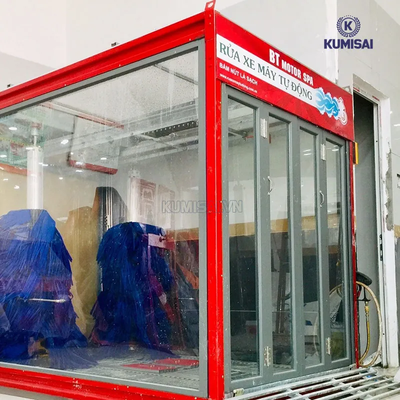 Hệ thống rửa xe máy tự động BT MOTOR SPA được đánh giá cao