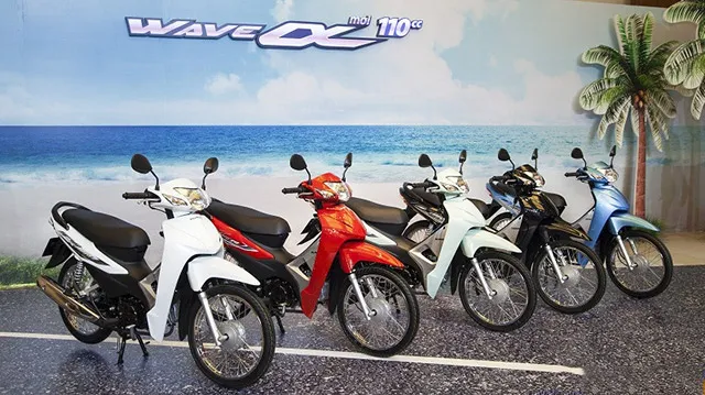 Các mẫu Honda Wave Alpha hiện nay