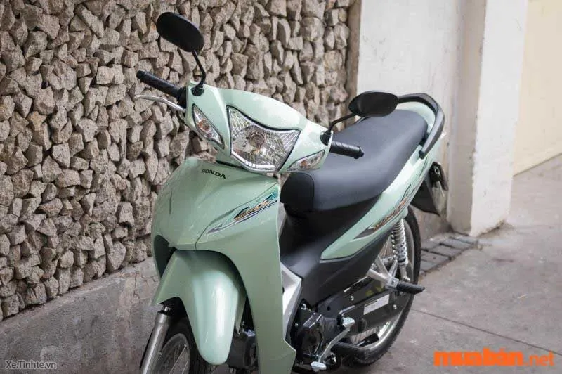 Màu xanh ngọc độc đáo của Wave Alpha 2020, lựa chọn mang lại sự tươi mới và cá tính.