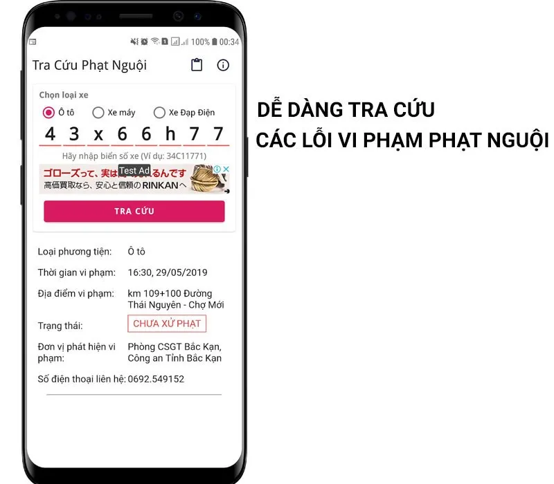 Các phương thức nộp phạt giao thông