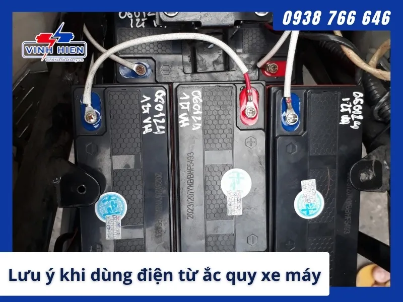 Luu y khi dung dien tu ac quy xe may