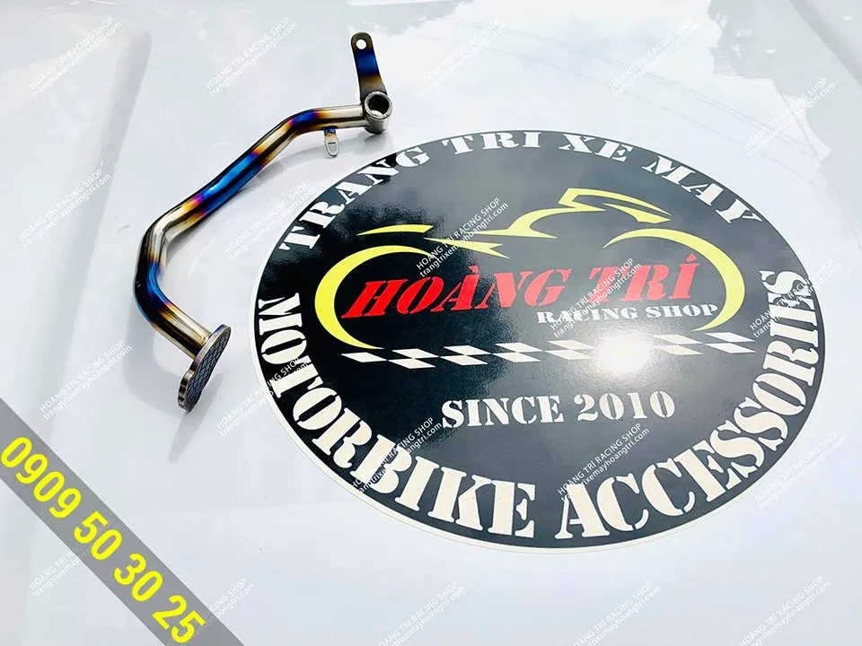 cần thắng xe wave titanium thiết kế bàn chân mang lại cảm giác đạp thoải mái