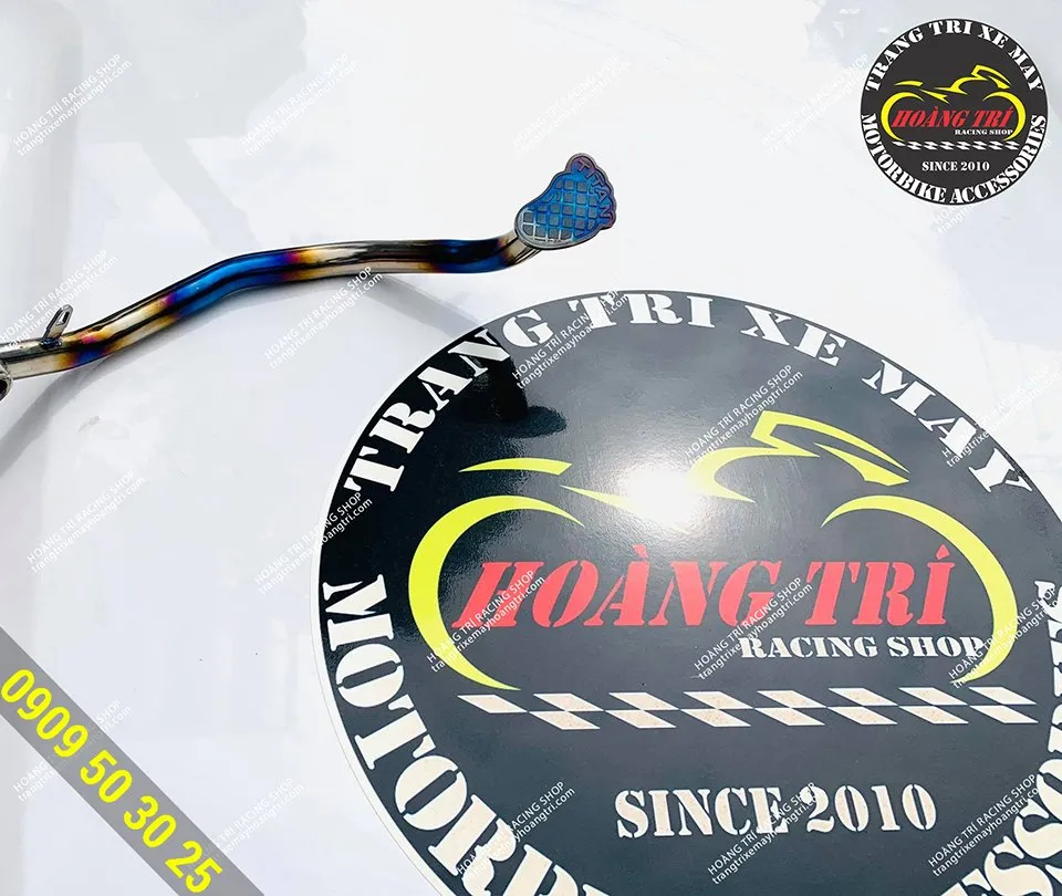 Màu sắc độc đáo của cần thắng xe Wave titanium nổi bật và thu hút ánh nhìn