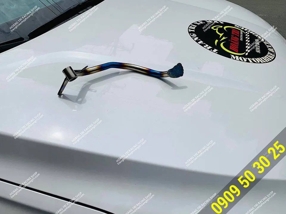 Bộ đôi cần thắng xe wave và cần số titanium tạo nên sự đồng bộ đẳng cấp cho xe