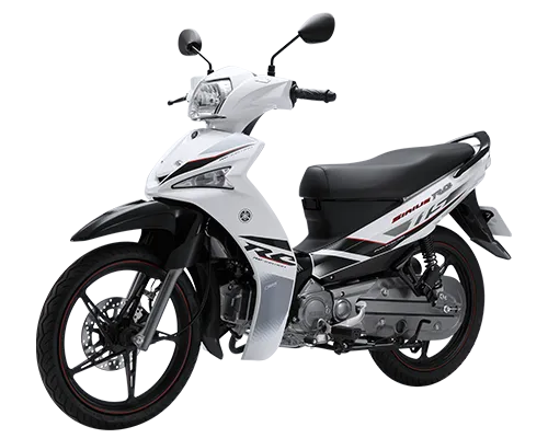 Màu trắng tinh tế của Yamaha Sirius FI RC vành đúc