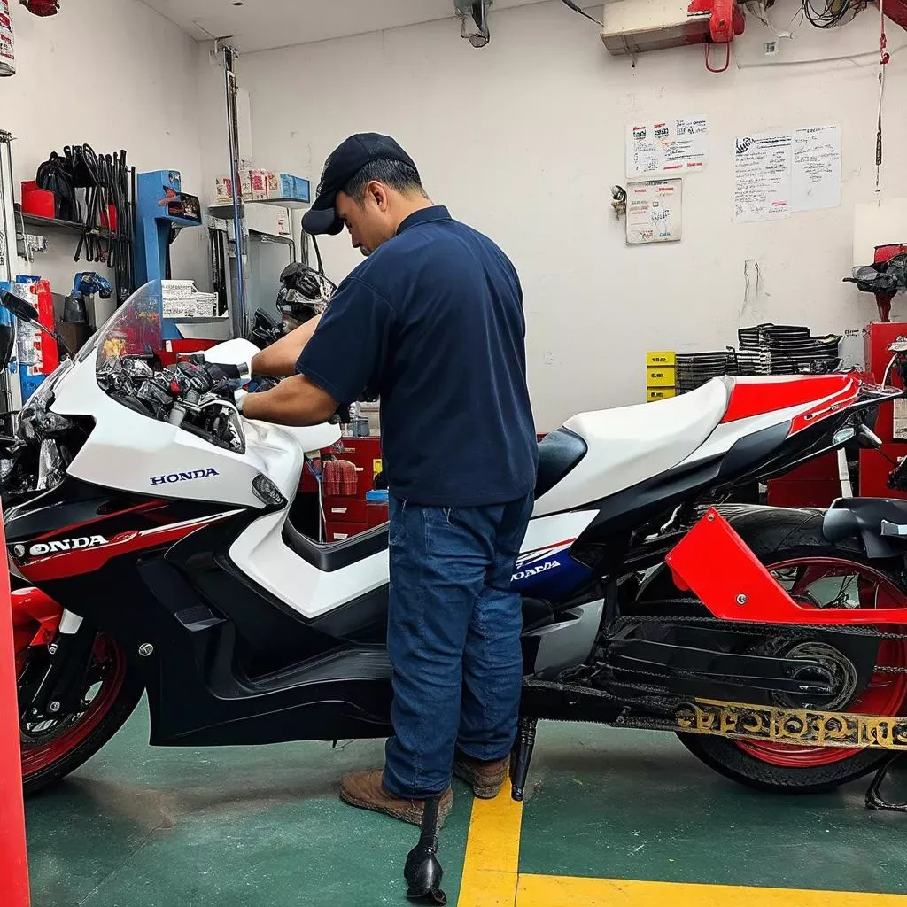 Trung tâm bảo dưỡng xe máy chuyên nghiệp nơi thay dây công tơ mét xe Wave Alpha