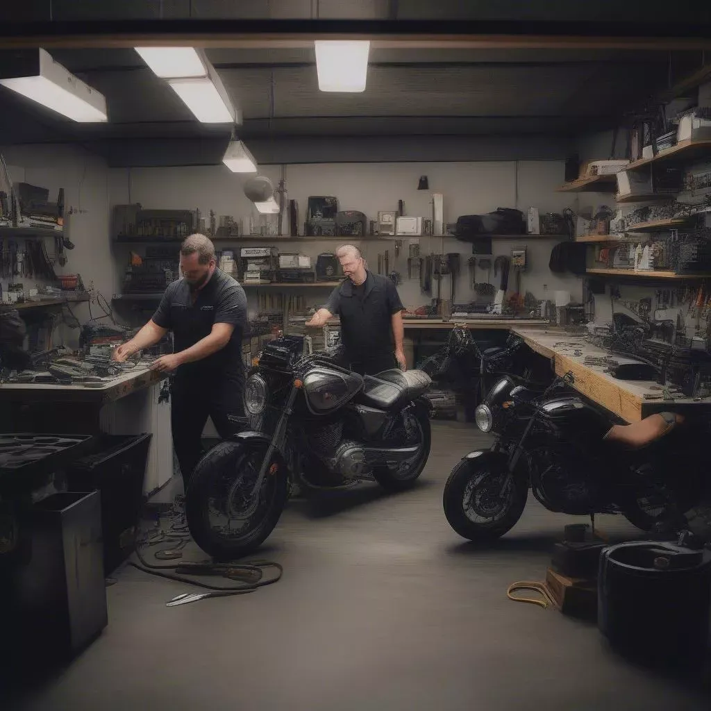 Trung tâm sửa chữa xe máy uy tín cung cấp dịch vụ thay thế vành nan hoa chất lượng cao.