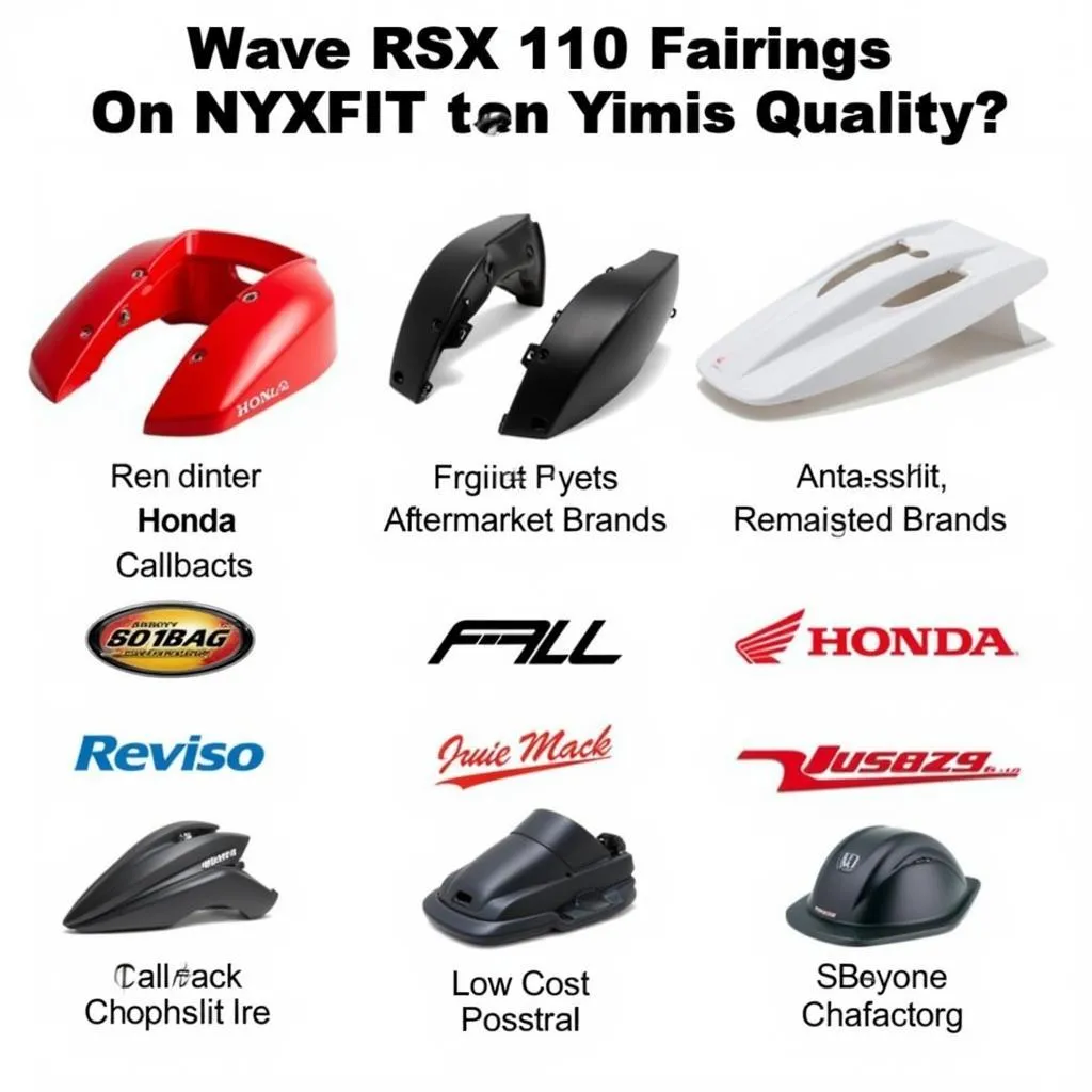 Phân loại dàn áo Wave RSX 110 theo chất lượng