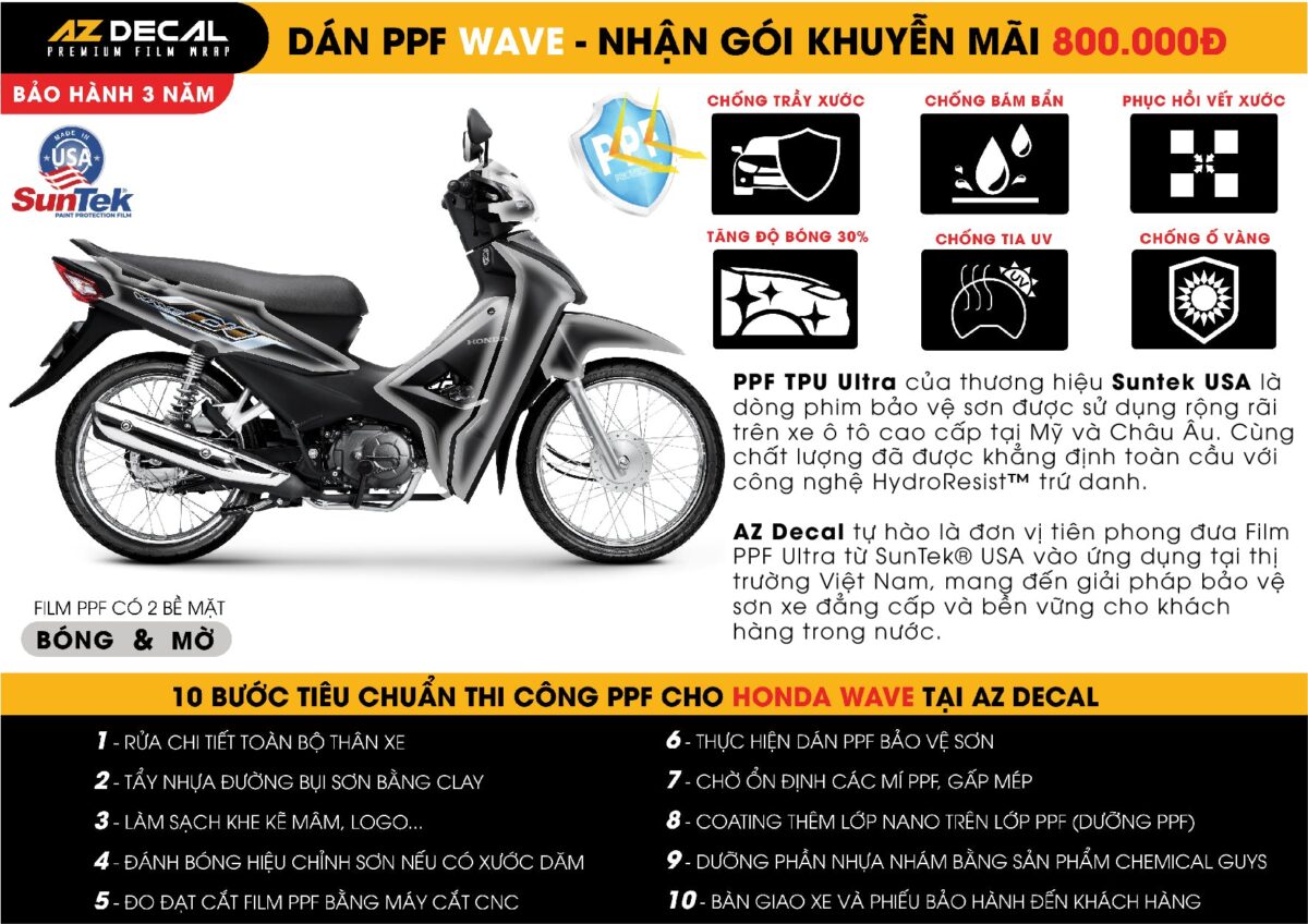 Dán Tem Xe Wave Alpha Trắng: Hướng Dẫn Chi Tiết Từ A Đến Z Về Decal, Chất Liệu Và Quy Trình Chuẩn