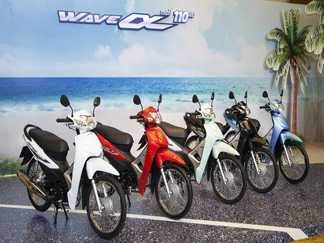 Những màu sắc hiện tại của Honda Wave Alpha 110cc 2017