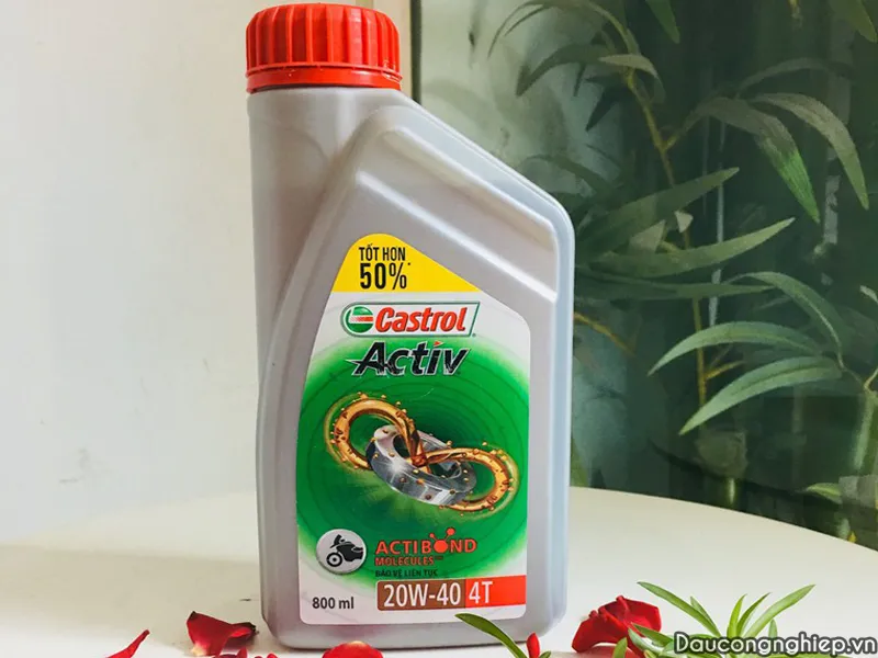 Castrol Activ 4T bảo vệ động cơ liên tục, đáp ứng tiêu chuẩn JASO MA2