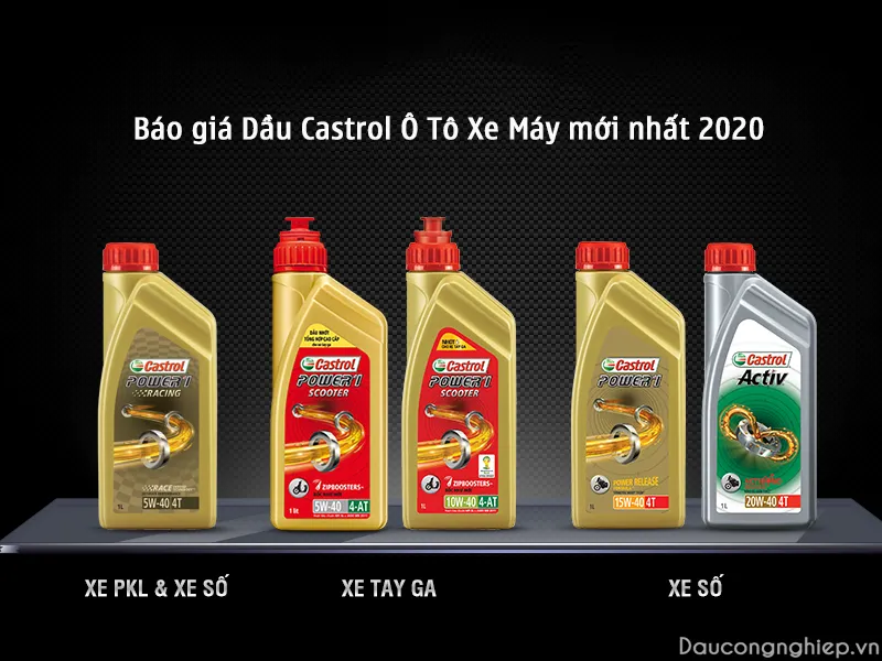 Chai dầu nhớt Castrol Power 1 4T 15W40 0.8L, giúp giảm ma sát và tăng tốc vượt trội