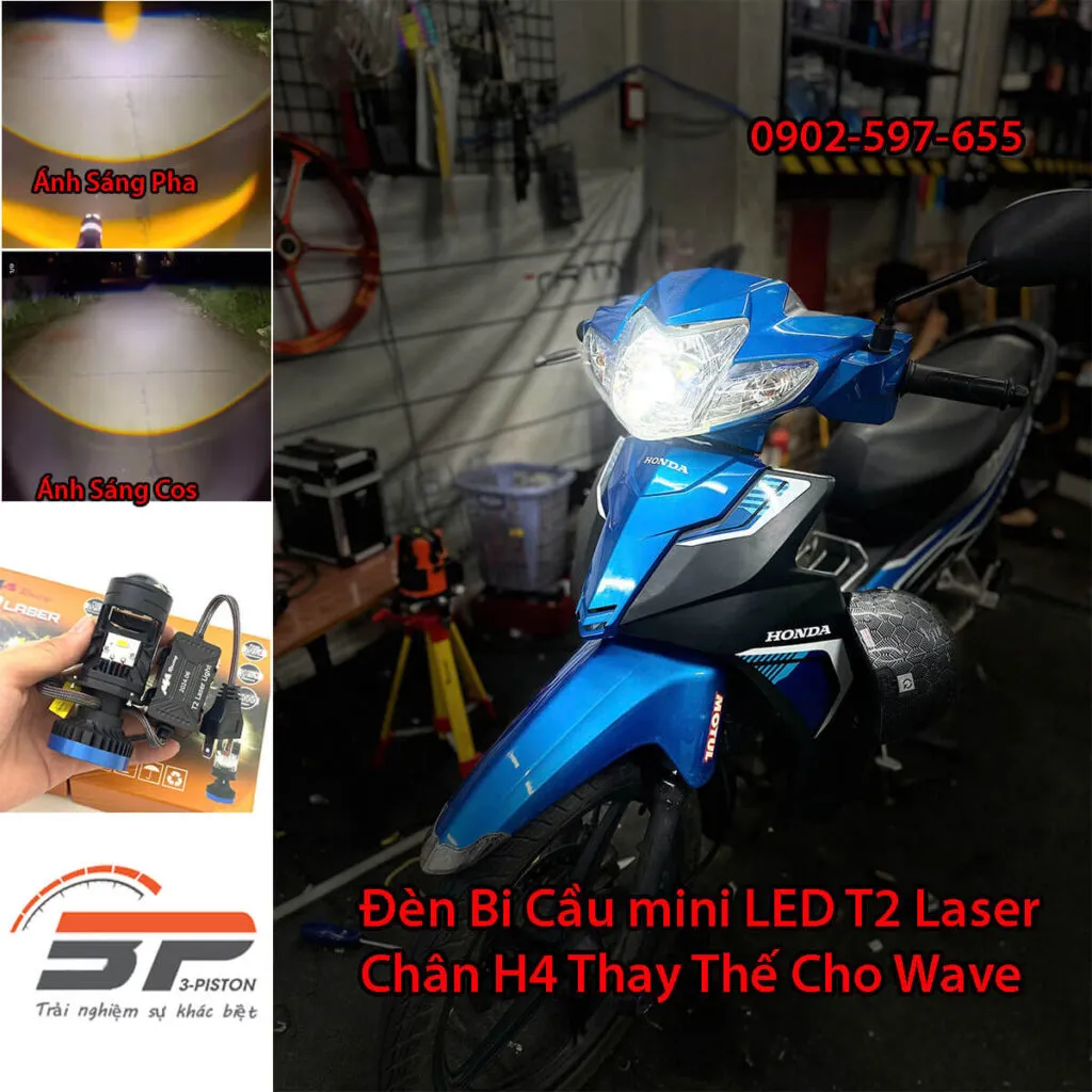 Đèn Pha Led Cho Xe Wave