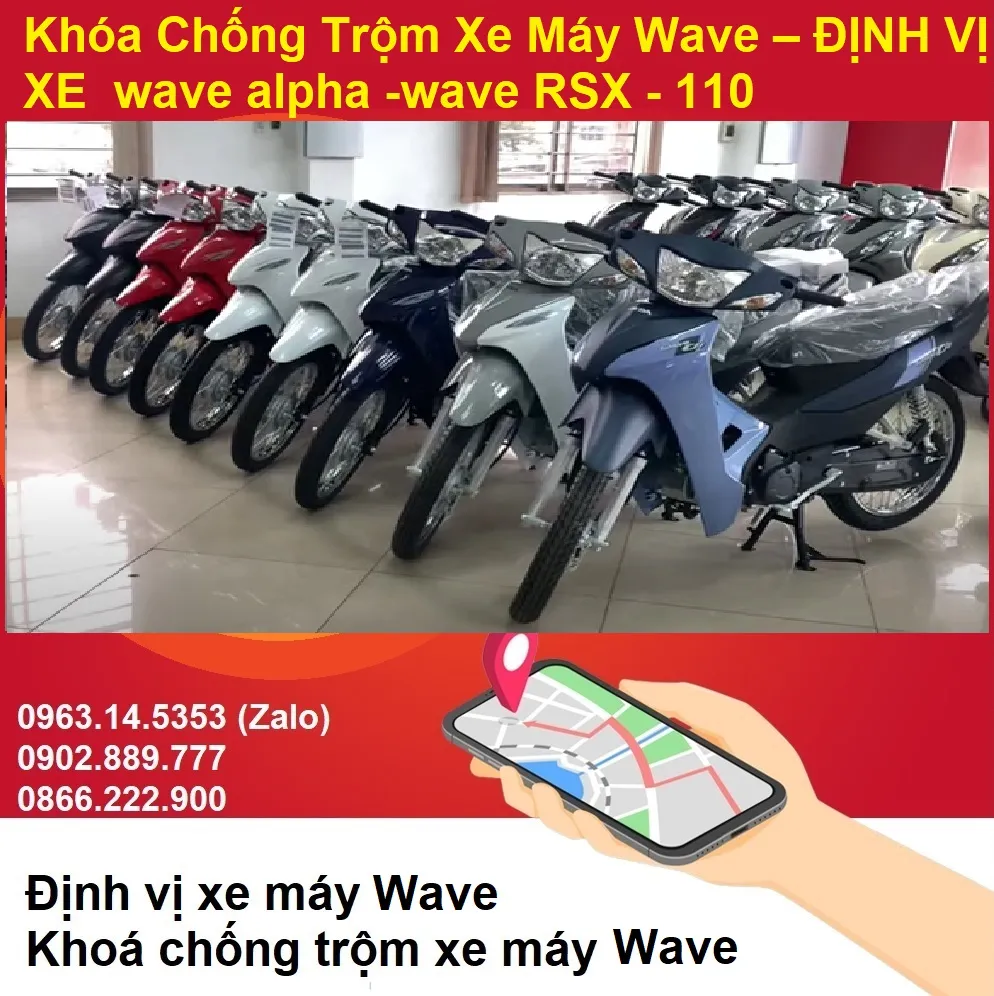 Thiết Bị Định Vị GPS Smart Motor Viettel Lắp Đặt Trên Dòng Xe Wave Alpha Đảm Bảo Chống Trộm Tuyệt Đối