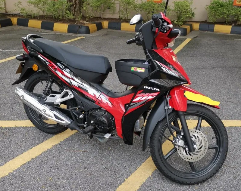 xe wave 2018 độ nhẹ, thay đổi vành và hệ thống phanh để nâng cấp hiệu suất