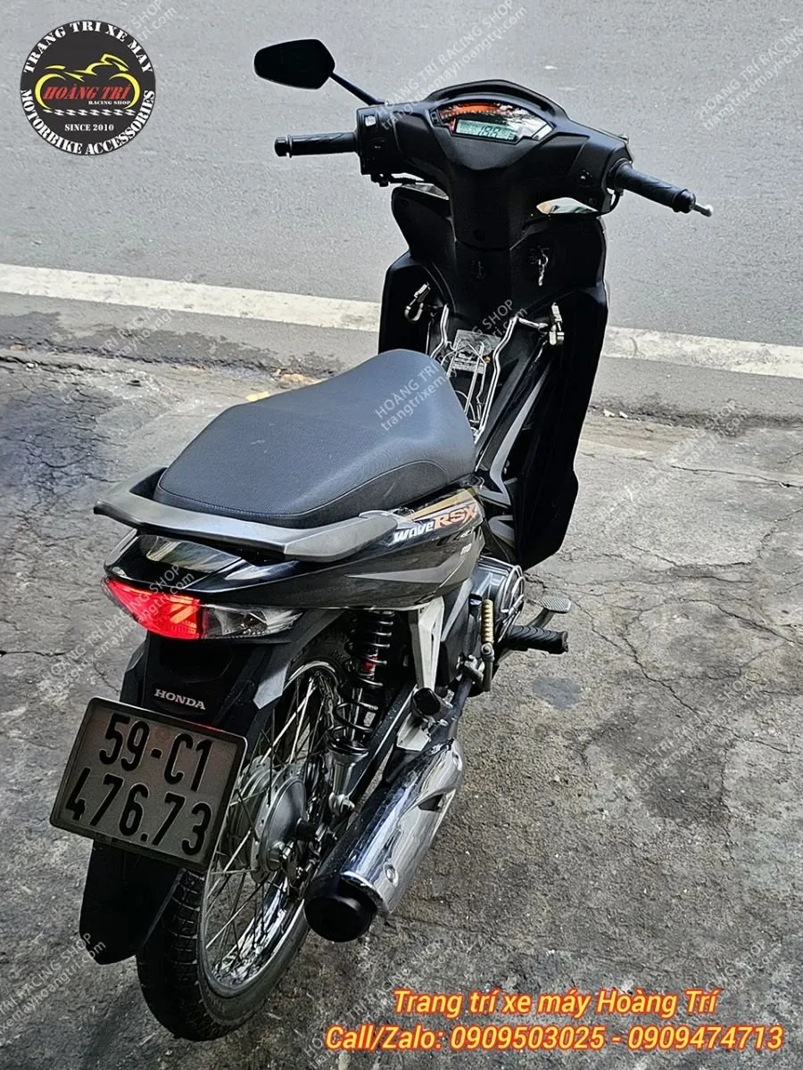 Toàn cảnh Wave RSX trở nên đẳng cấp hơn khi trang bị đồng hồ đồ kiểng ZX10R