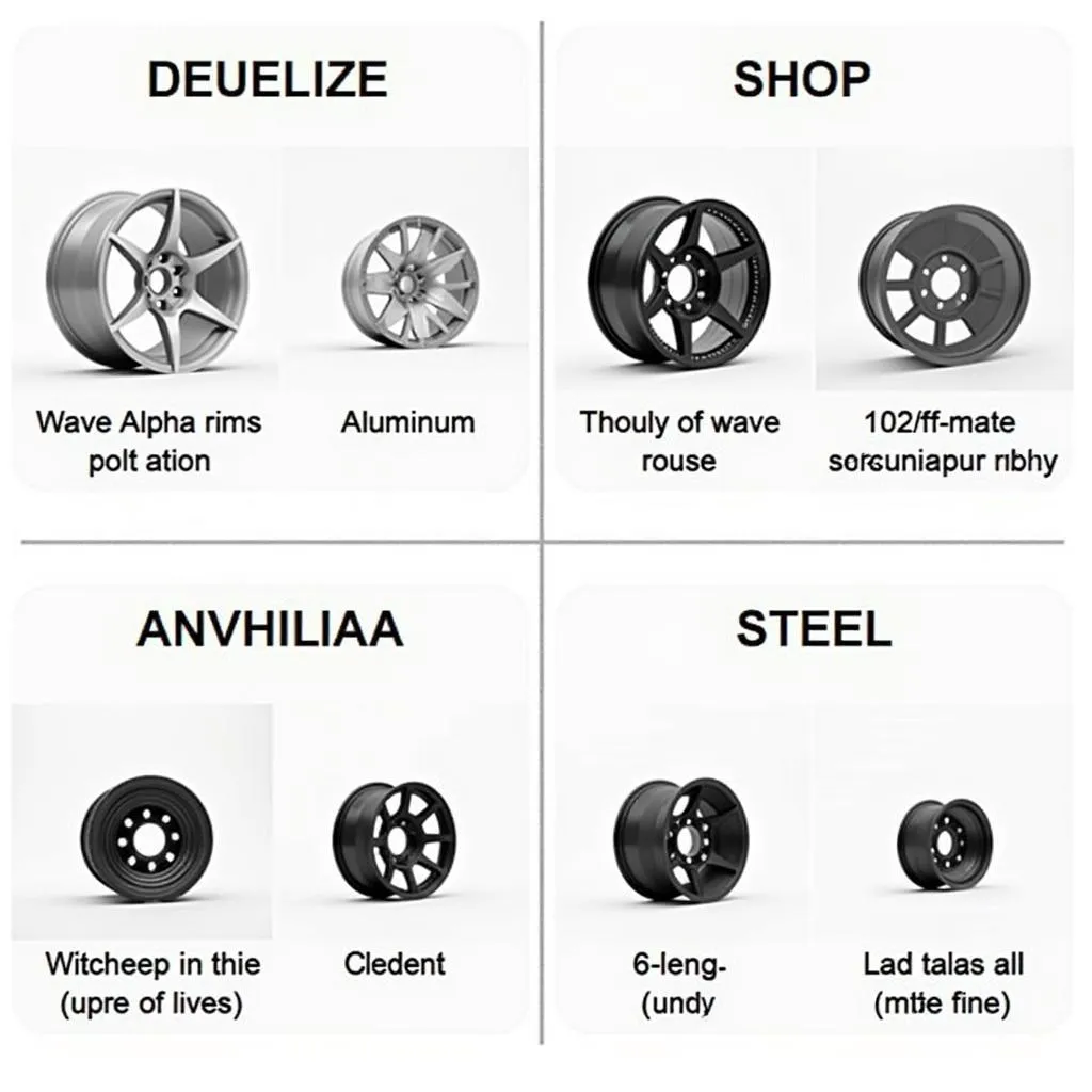 Bảng so sánh chi tiết giá allintitle:xe wave alpha bánh mâm dựa trên chất liệu nhôm, hợp kim và thép