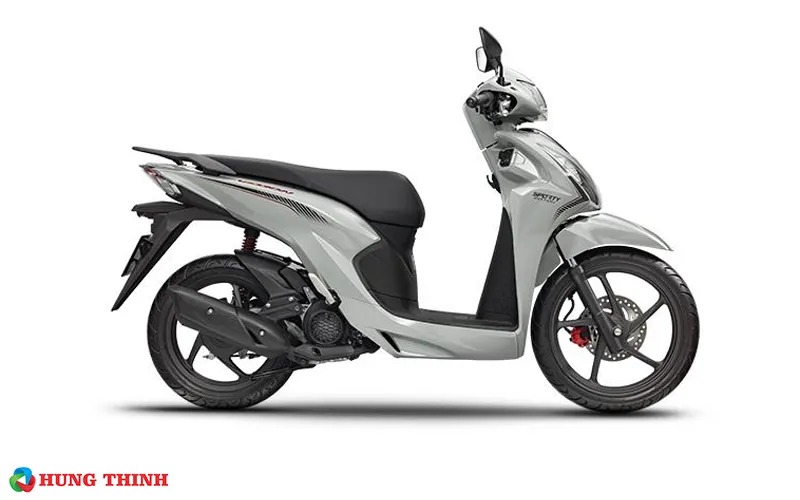 Đánh giá Honda Vision Thể Thao với màu xám mạnh mẽ và thiết kế năng động