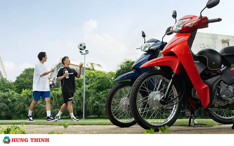 Khối động cơ 110cc của Wave Alpha, tối ưu hóa công suất và hiệu suất tiêu thụ xăng.