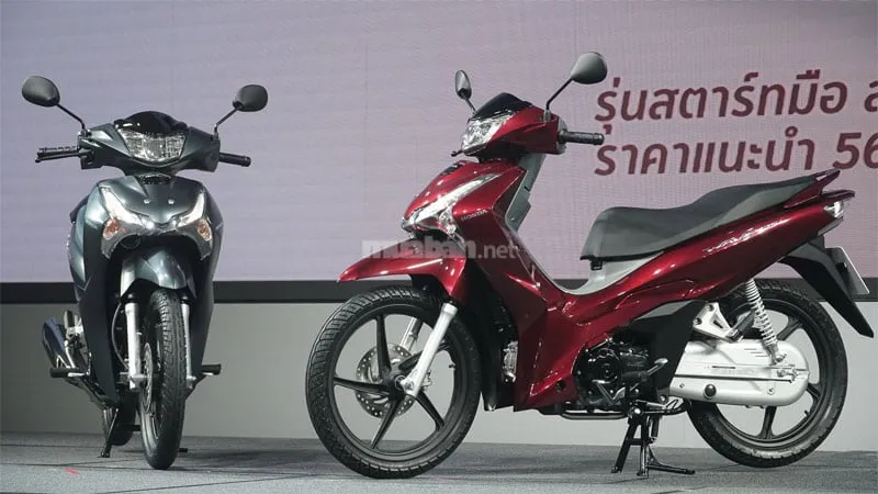 Bảng giá xe Wave 125i Thái Lan 2022 chi tiết theo phiên bản vành đúc và vành nan hoa