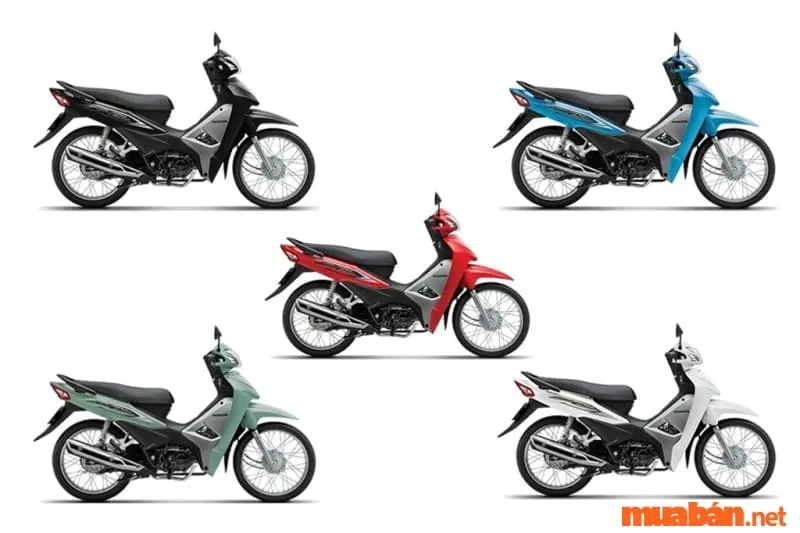 Giá xe Wave Alpha 2021 có sự chênh lệch giữa màu xe tiêu chuẩn và màu xe phiên bản đặc biệt