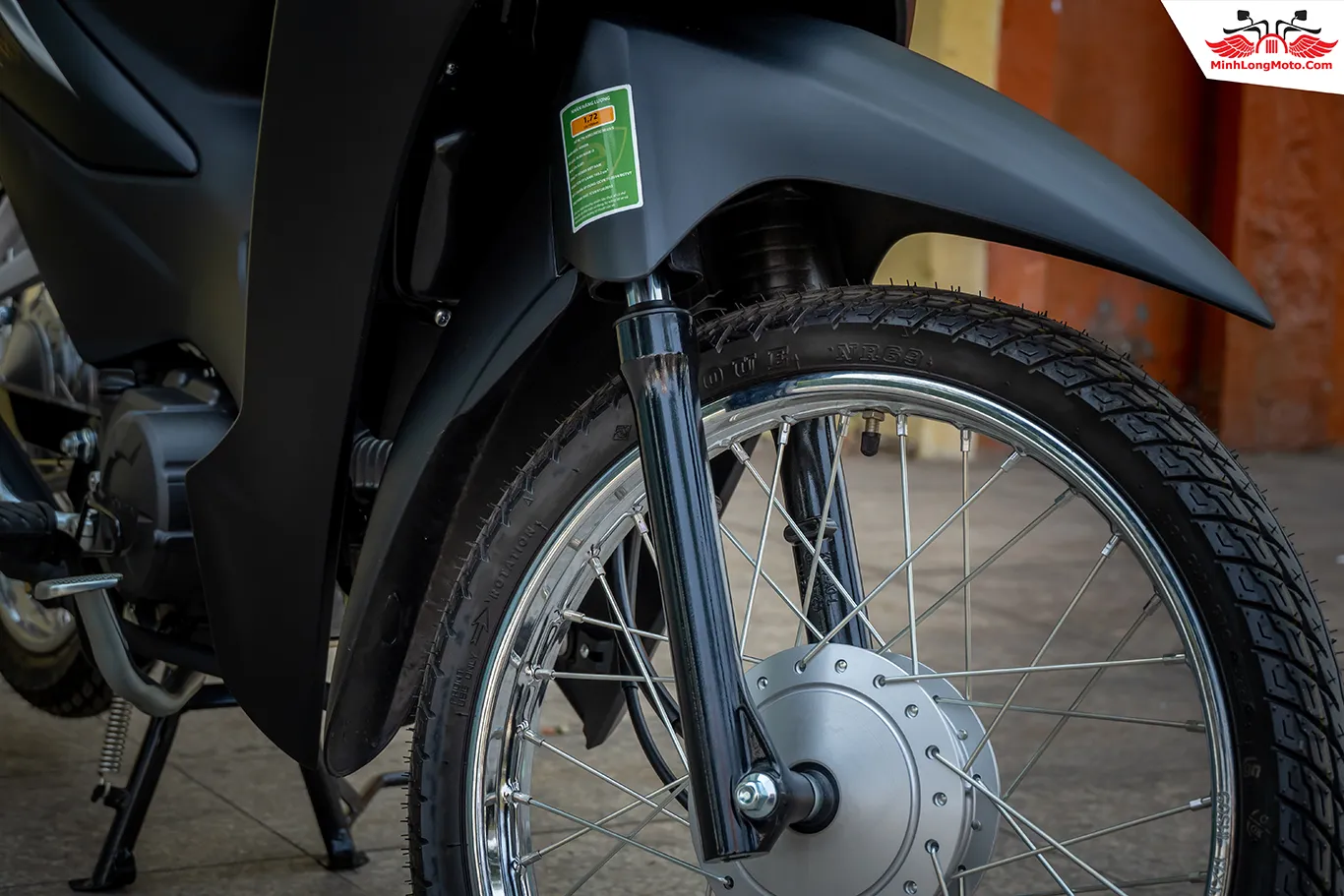 Hệ thống giảm xóc trước ống lồng xe máy Wave Alpha