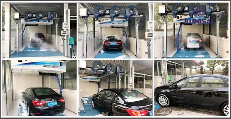 Hệ thống máy rửa xe tự động hoàn toàn giúp tối ưu hóa công việc