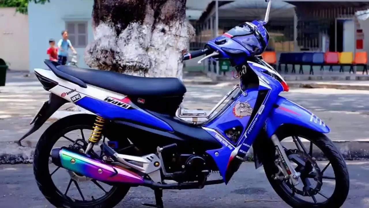 Hình ảnh xe Wave độ thể thao