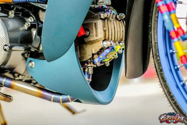 Xe Wave 50 độ full đồ chơi, mâm đúc và phanh đĩa trước